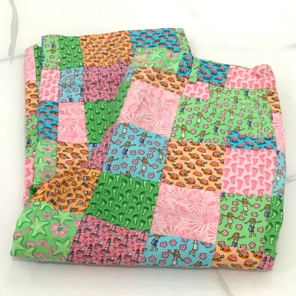 Vineyard Vines Patchwork Girls Capri - Picture 2 of 15